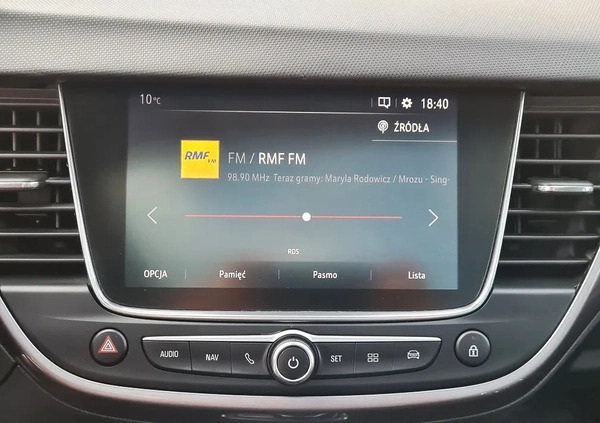Opel Crossland X cena 62999 przebieg: 51000, rok produkcji 2018 z Piwniczna-Zdrój małe 742